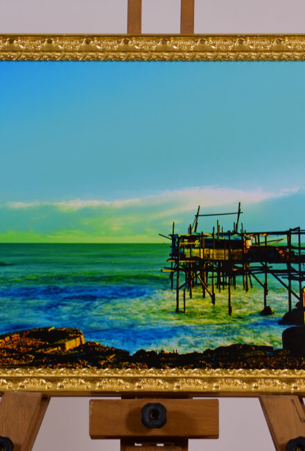 Fisherman village landscape #3 - 70x100